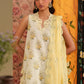 Ethnc Rozana Summer '26 - Embroidered Suit - Vanilla ICE | E4620/103/005