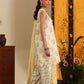 Ethnc Rozana Summer '26 - Embroidered Suit - Vanilla ICE | E4620/103/005
