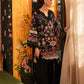 Ethnc Rozana Summer '26 - Embroidered Suit - Black | E4628/103/901