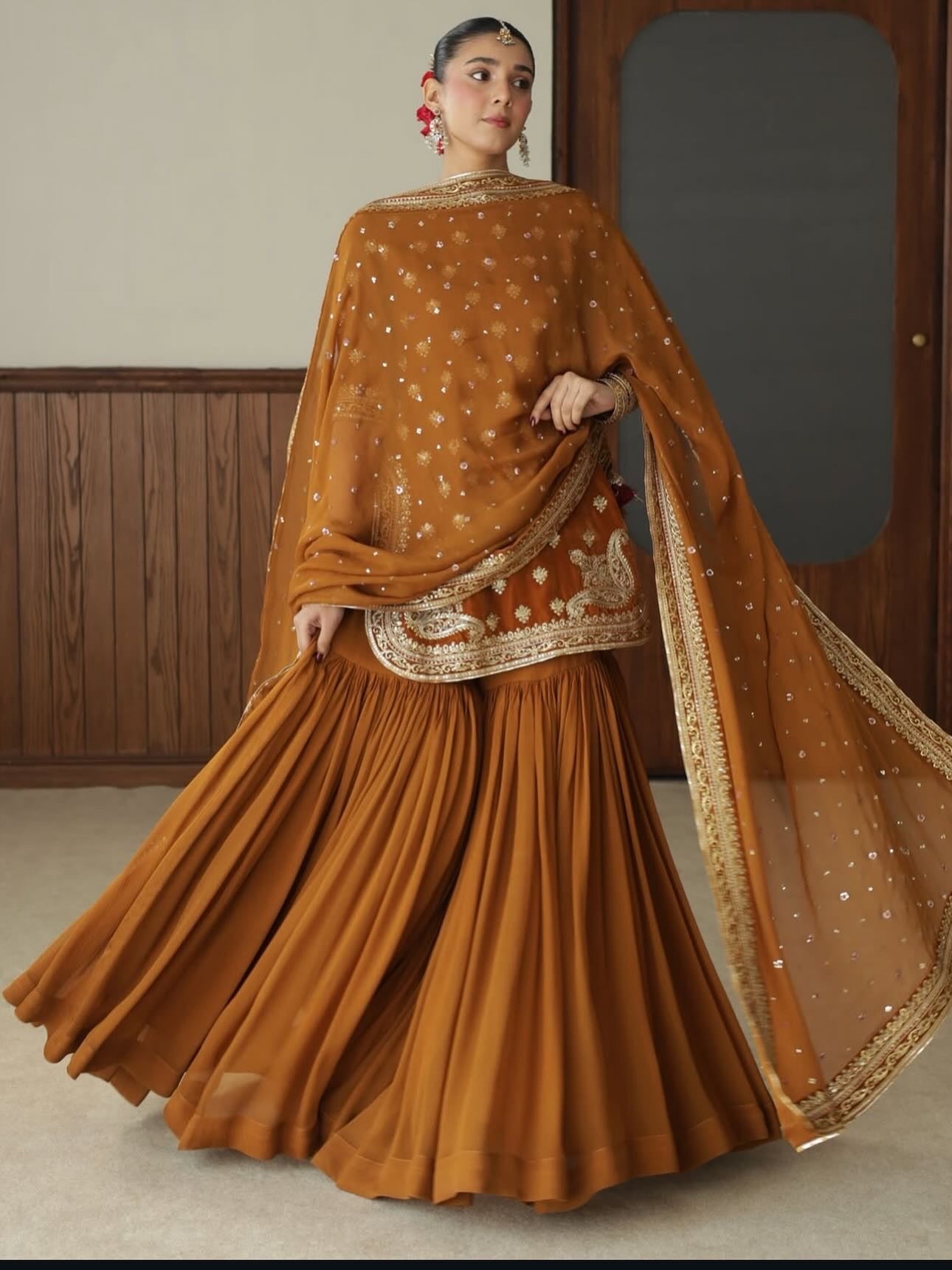 BURNT SIENNA OUTFIT | BASHAASH’25 | DYOT
