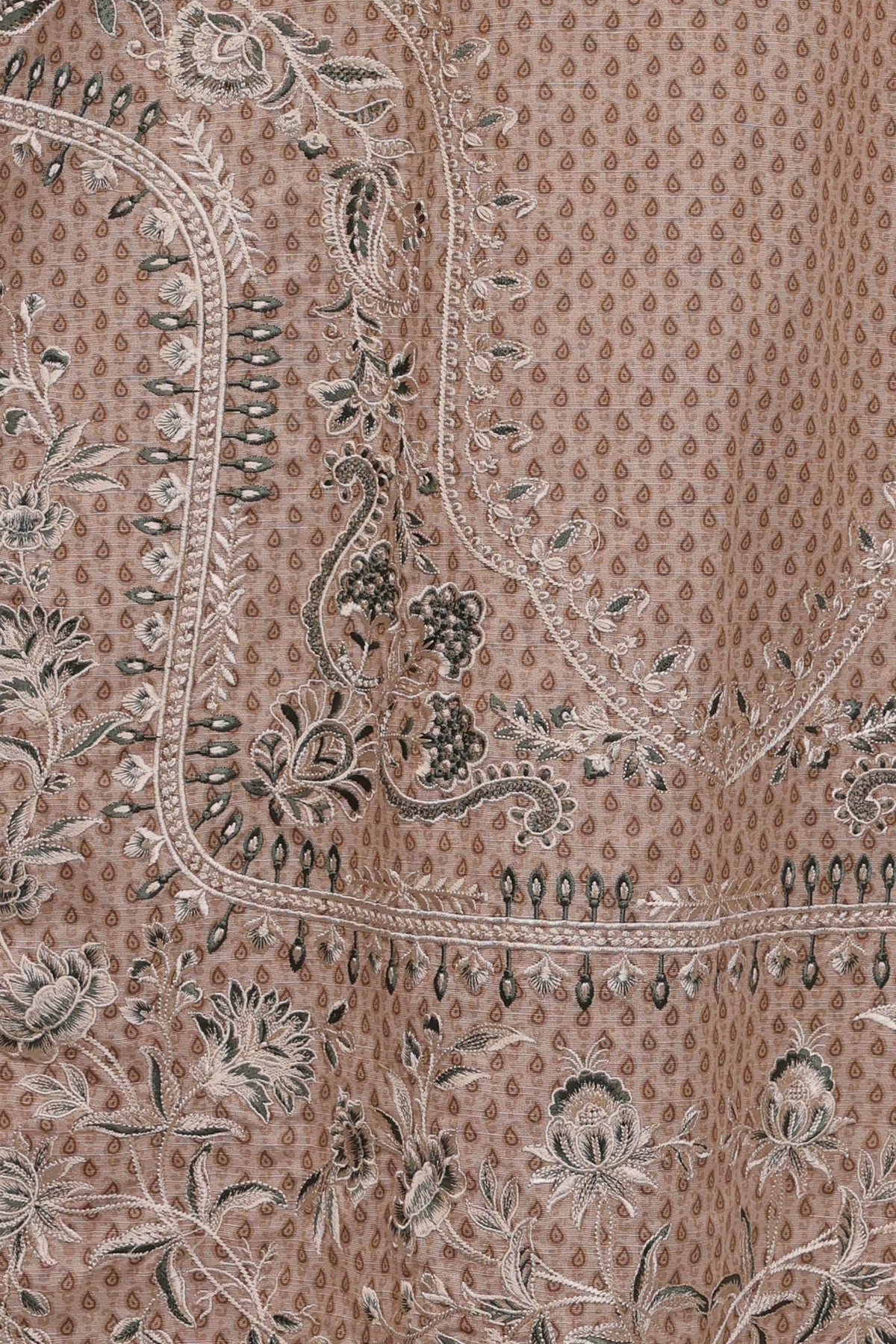 EMBROIDERED SUIT (E4925-103-808) Ethnc - Rozana Winter Drop III