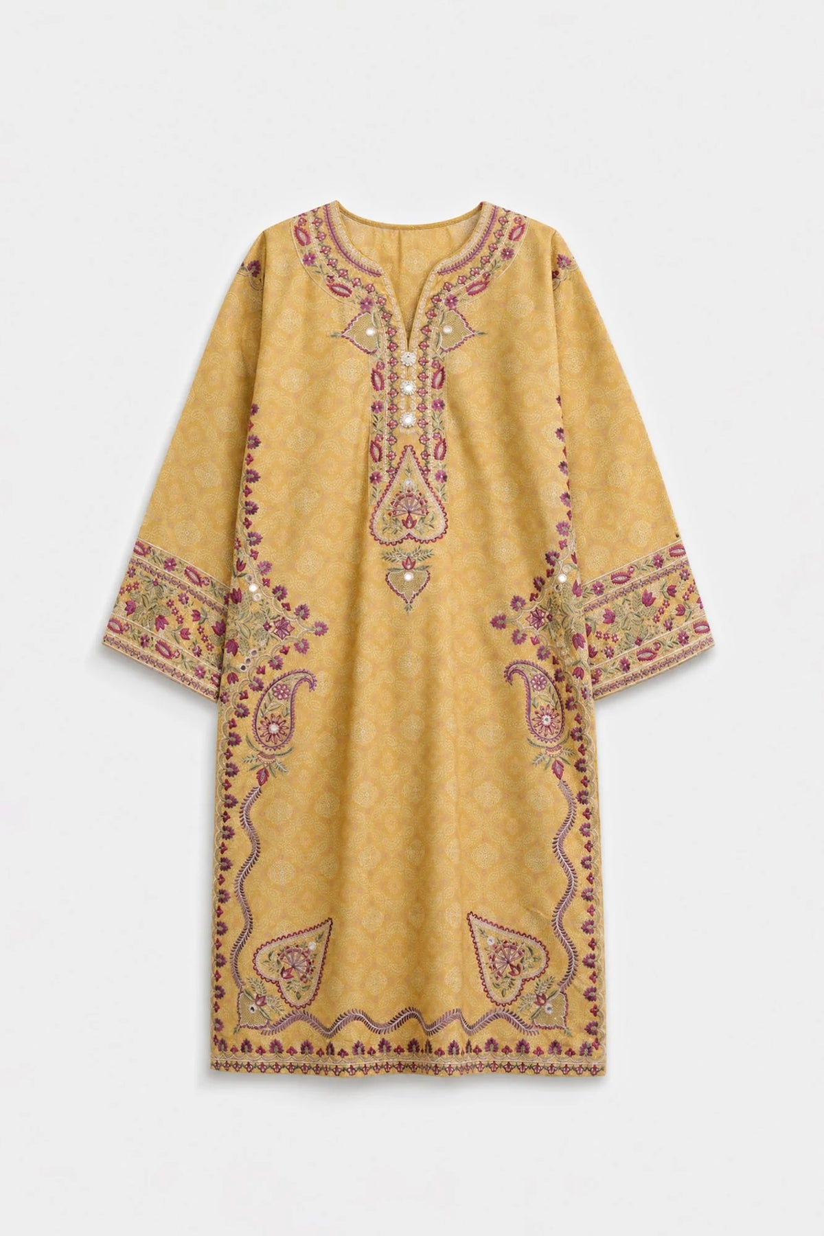 EMBROIDERED SUIT (E4931-103-105) Ethnc - Rozana Winter Drop III