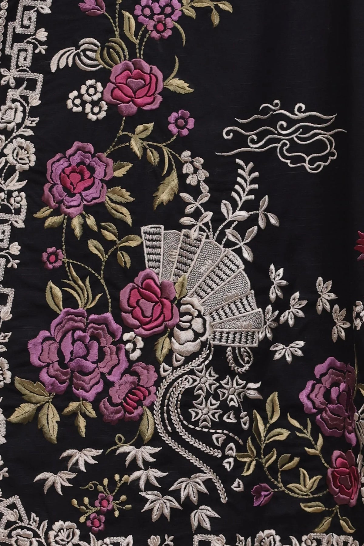 EMBROIDERED SUIT (E4932-103-901) Ethnc - Rozana Winter Drop III