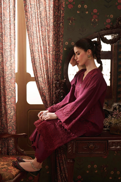 EMBROIDERED SUIT (E4933-103-304) Ethnc - Rozana Winter Drop III