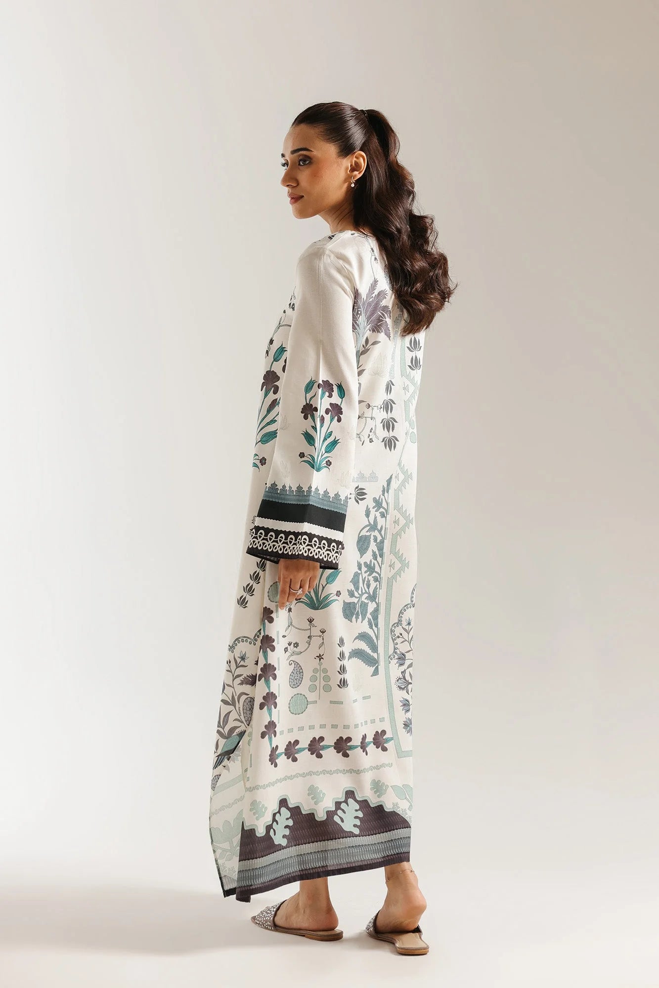 EMBROIDERED DRESS (E7514/102/002) Ethnc