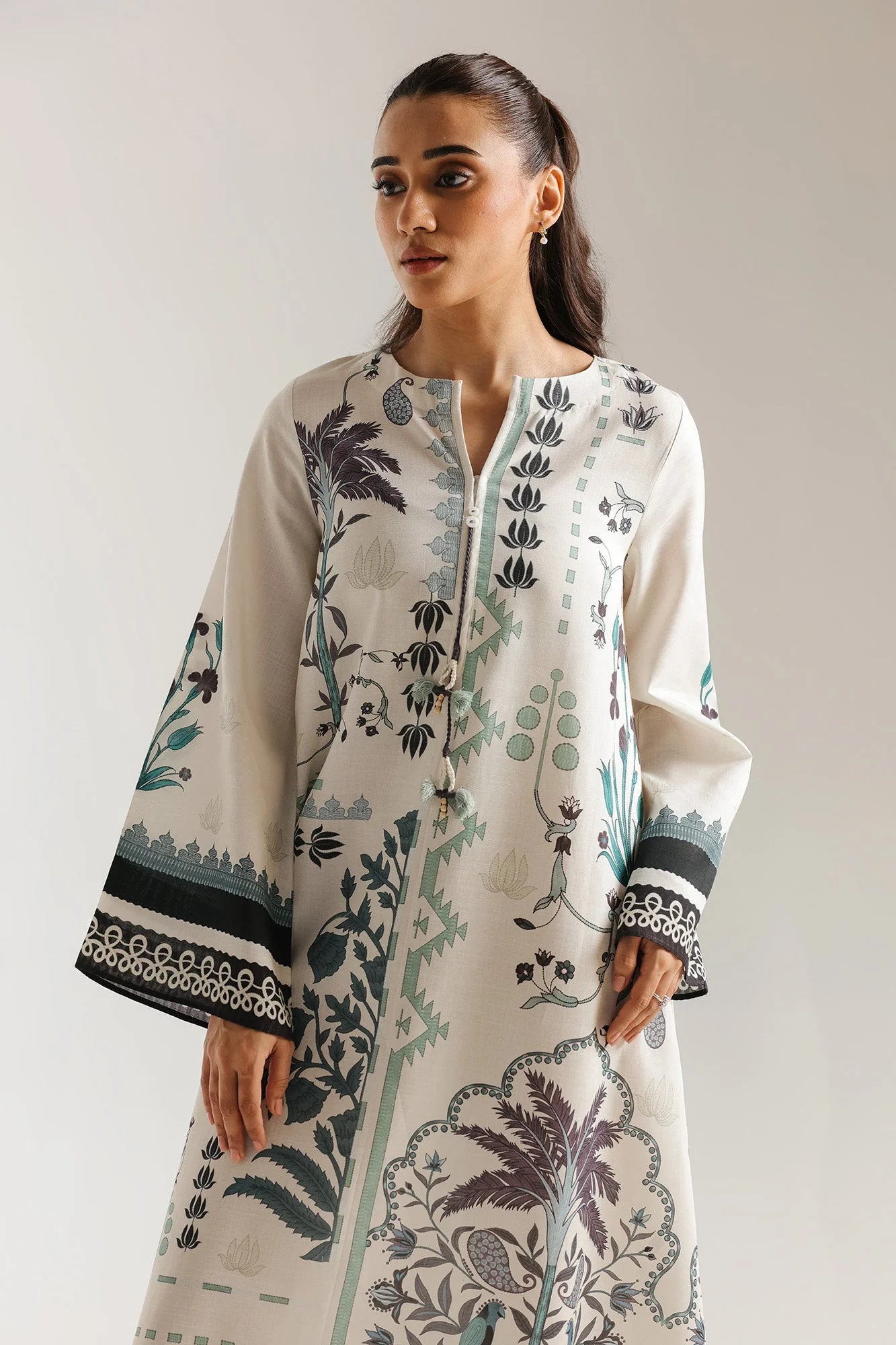 EMBROIDERED DRESS (E7514/102/002) Ethnc