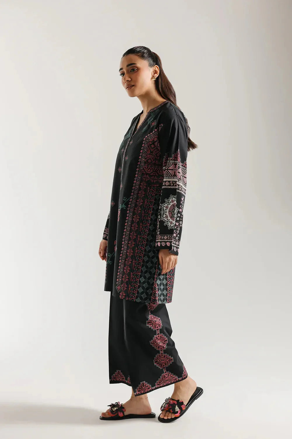 Ethnc Women Casual SP SS '26 Drop IV - Printed Suit | E8196/102/902