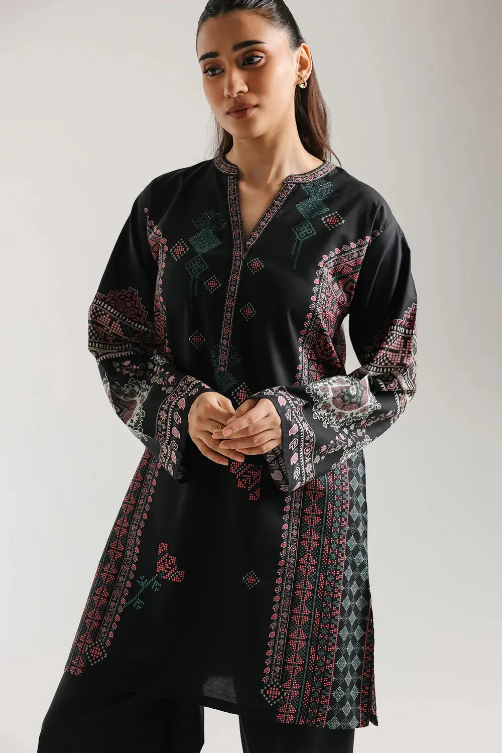 Ethnc Women Casual SP SS '26 Drop IV - Printed Suit | E8196/102/902