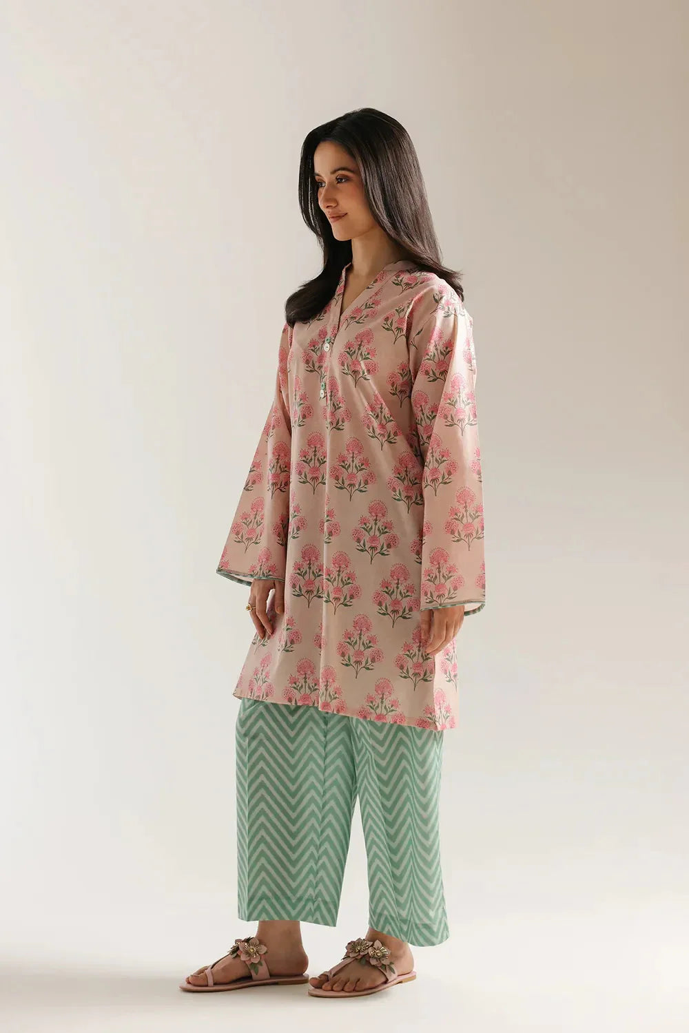 Ethnc Women Casual SP SS '26 Drop IV - Printed Suit | E8202/102/328