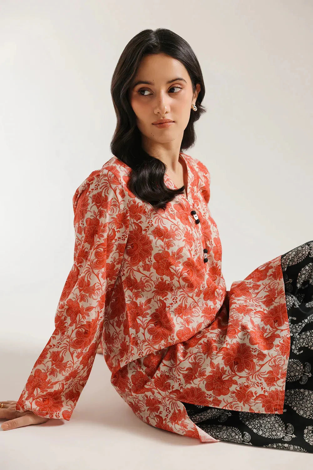 Ethnc Women Casual SP SS '26 Drop IV - Printed Suit | E8204/102/002