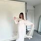 ANTIQUE WHITE BUTTONED SET | Sak Atelier