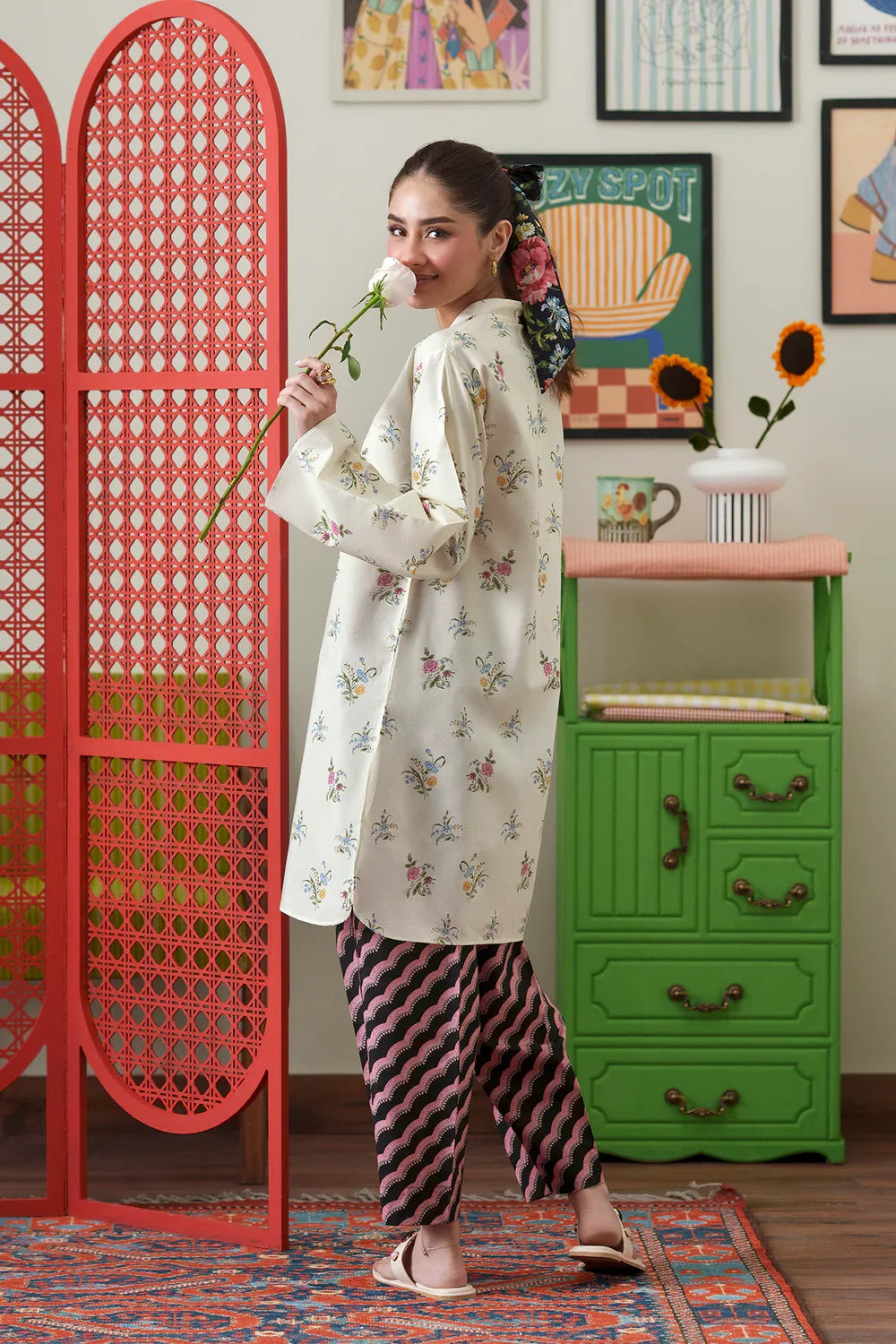Ethnc Casual Summer '26 Drop 2 - Printed Suit E8552/102/005