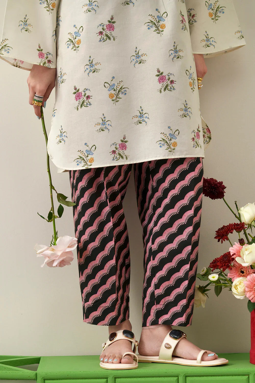 Ethnc Casual Summer '26 Drop 2 - Printed Suit E8552/102/005