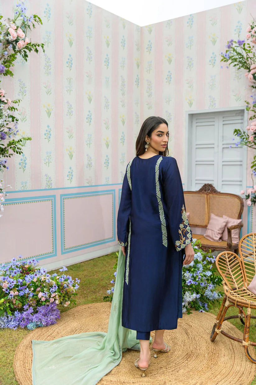 Midnight Blue | Zarayna-Festive Formals '25 | Flairs Studio