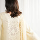 Zaib SS Eid Pret '25- BUTTER YELLOW LUXURY EMBROIDERED 3PCS SET NPA3-25420
