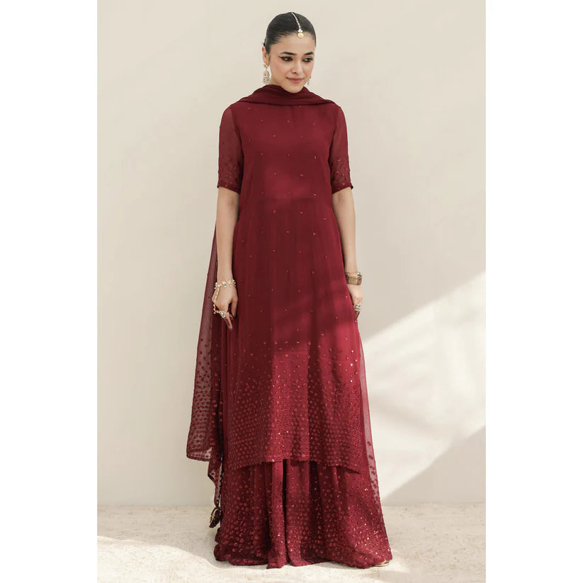 Burgundy Outfit | Choti Eid' 26 | DYOT