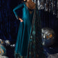 Farah Talib Aziz Velvet Fete '25 - Amura Teal Kalidaar