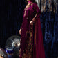 Farah Talib Aziz Velvet Fete '25 - Arwen Magenta Shirt And Dupatta