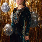 Farah Talib Aziz Velvet Fete '25 - Green Forest Green Velvet Shirt And Dupatta