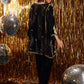 Farah Talib Aziz Velvet Fete '25 - Liana Onyx Shirt