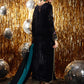 Farah Talib Aziz Velvet Fete '25 - Masika Black Shirt And Dupatta