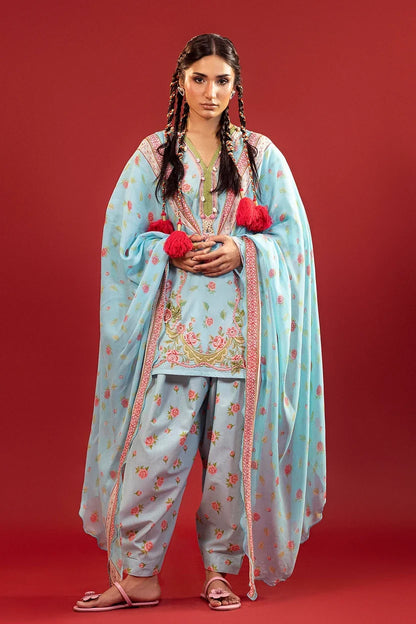Sana Safinaz Mahay Summer Vol V '26 - Unstitched Printed 3 Piece Lawn Suit - H265-001B-3CI