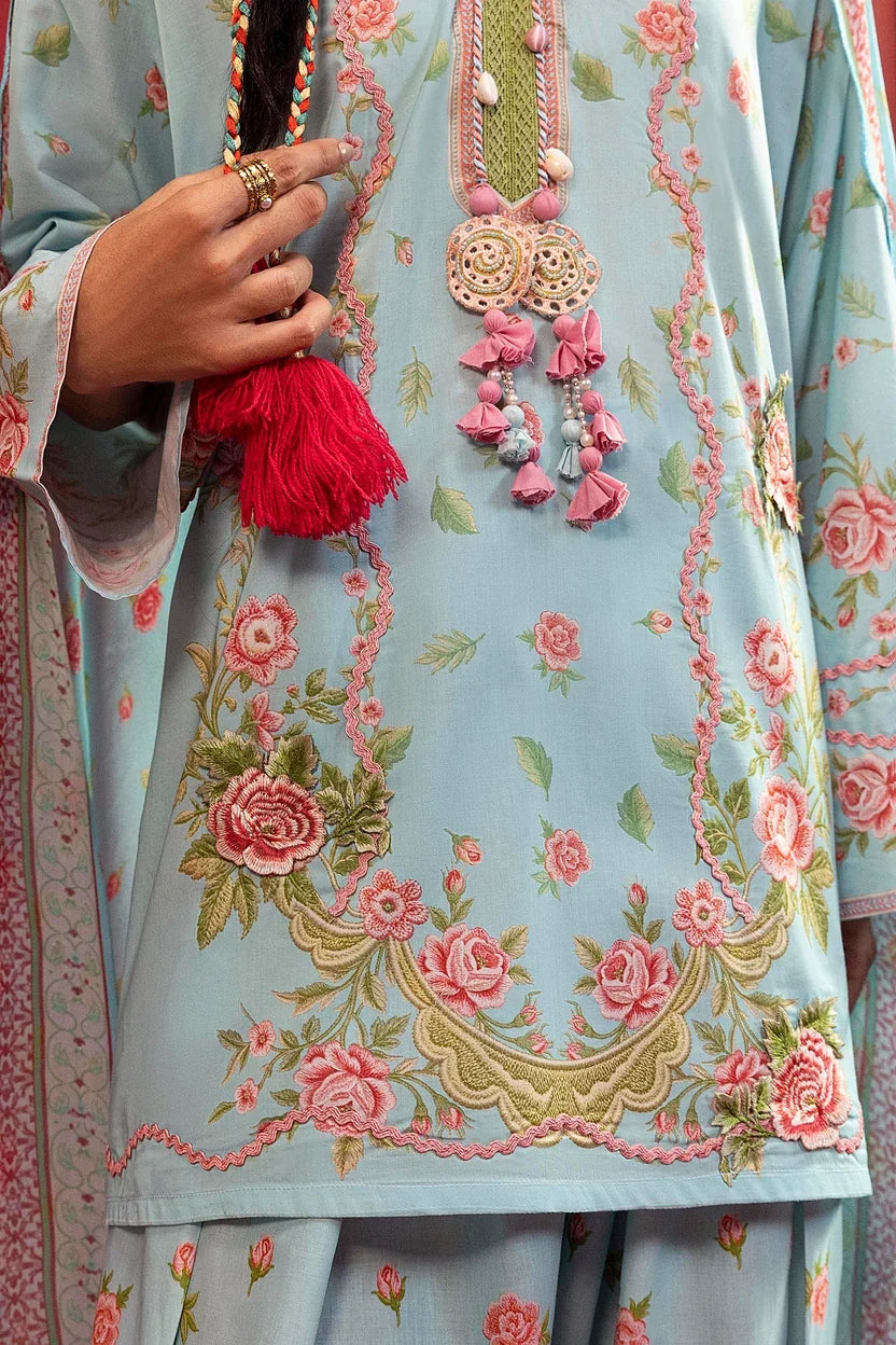 Sana Safinaz Mahay Summer Vol V '26 - Unstitched Printed 3 Piece Lawn Suit - H265-001B-3CI