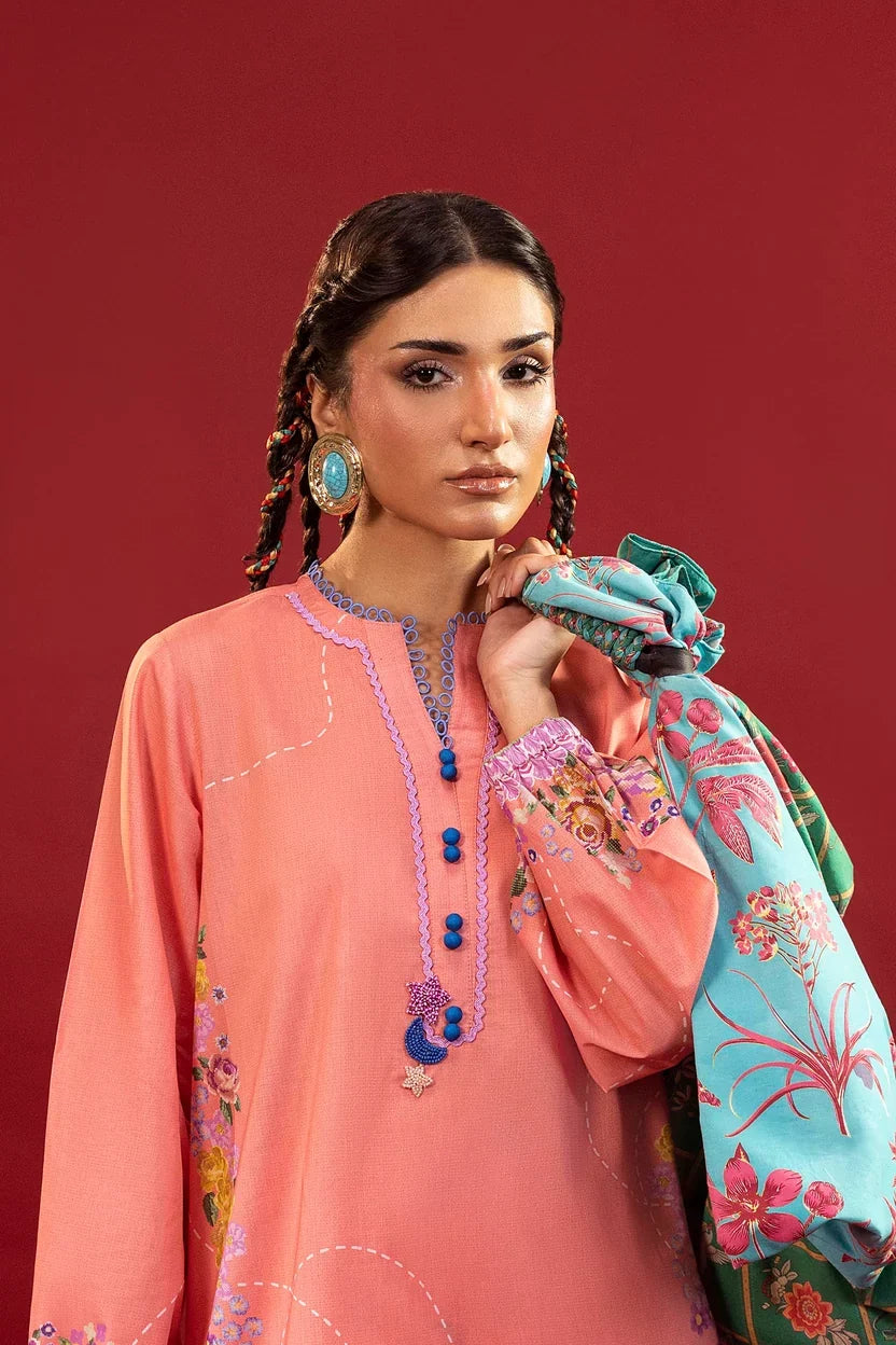 Sana Safinaz Mahay Summer Vol V '26 - Unstitched Printed 2 Piece Lawn Suit - H265-003B-2AC