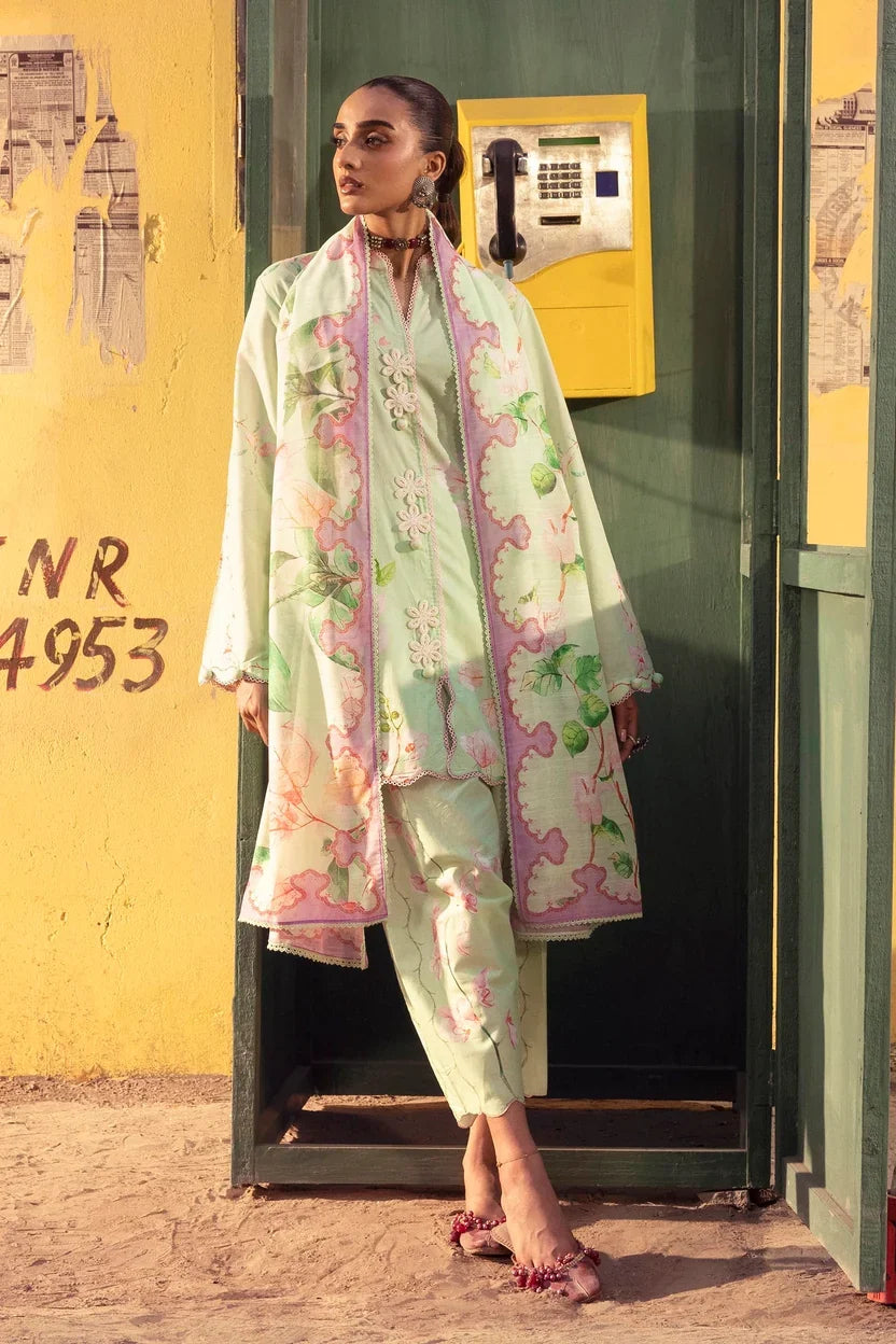 Sana Safinaz Mahay Summer Vol V '26 - Unstitched Printed 3 Piece Lawn Suit - H265-005A-3AG