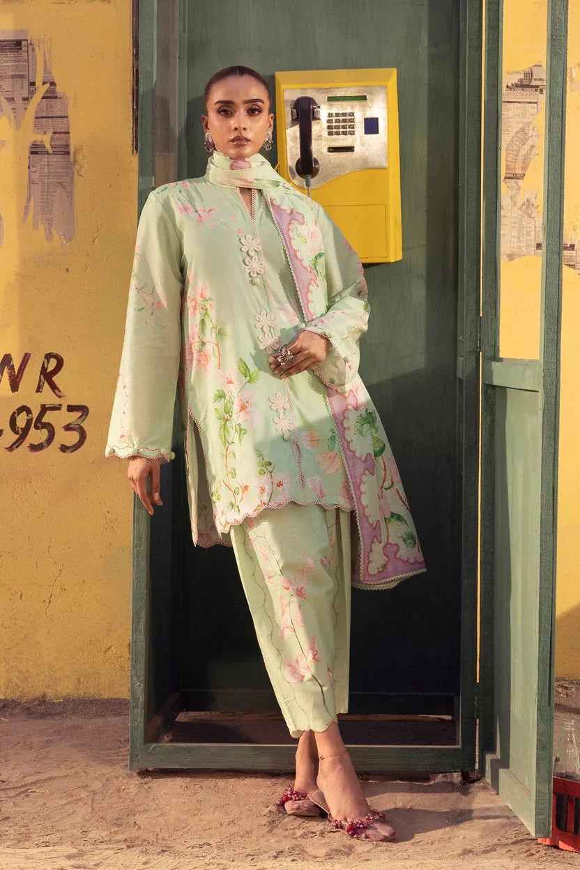 Sana Safinaz Mahay Summer Vol V '26 - Unstitched Printed 3 Piece Lawn Suit - H265-005A-3AG