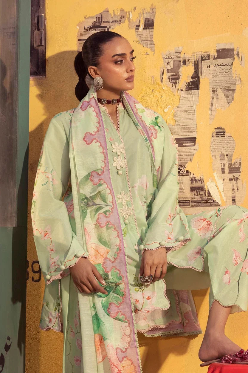 Sana Safinaz Mahay Summer Vol V '26 - Unstitched Printed 3 Piece Lawn Suit - H265-005A-3AG