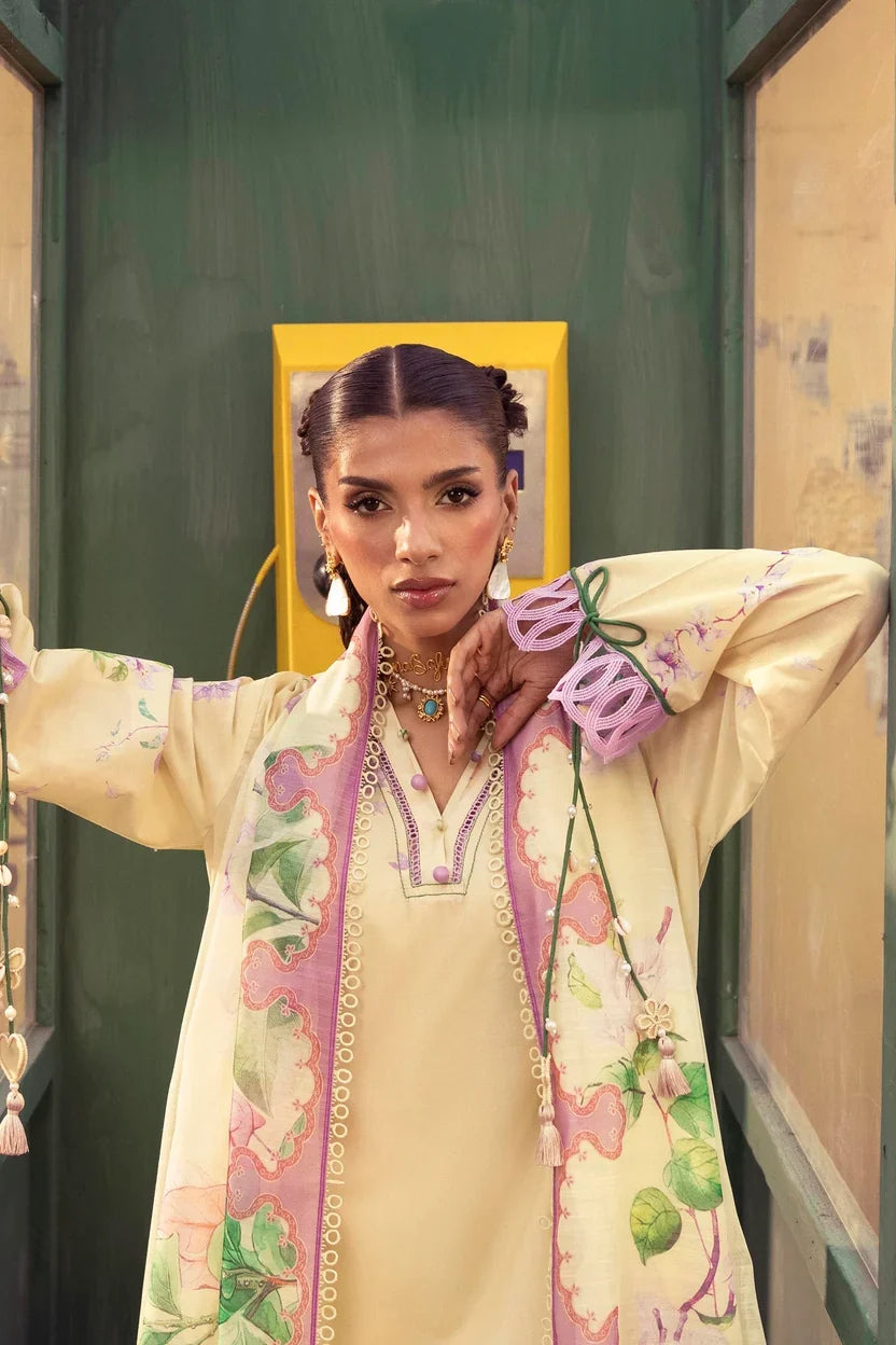 Sana Safinaz Mahay Summer Vol V '26 - Unstitched Printed 3 Piece Lawn Suit - H265-005B-3AG