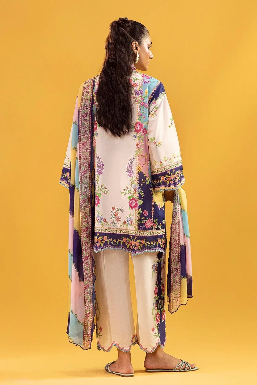 Sana Safinaz Mahay Summer Vol V '26 - Unstitched Printed 3 Piece Lawn Suit - H265-007A-3CI