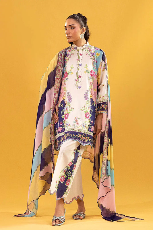 Sana Safinaz Mahay Summer Vol V '26 - Unstitched Printed 3 Piece Lawn Suit - H265-007A-3CI