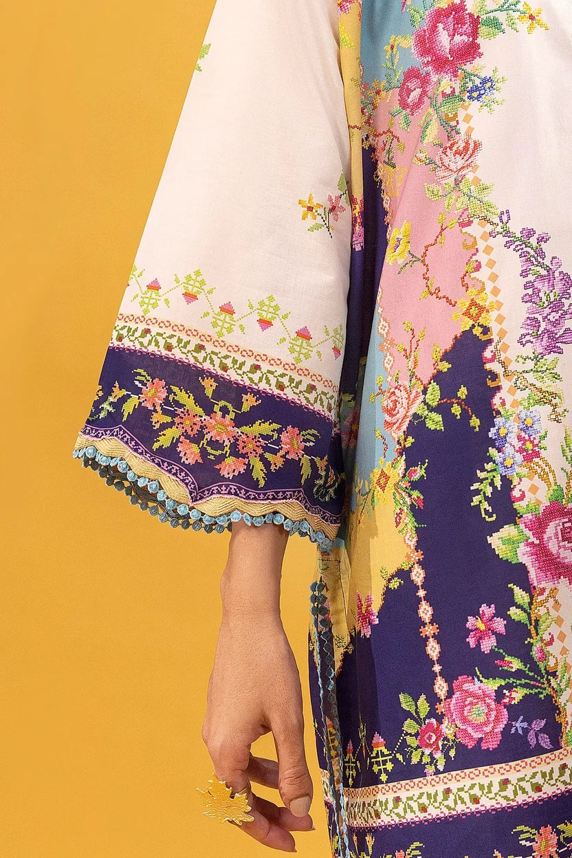 Sana Safinaz Mahay Summer Vol V '26 - Unstitched Printed 3 Piece Lawn Suit - H265-007A-3CI
