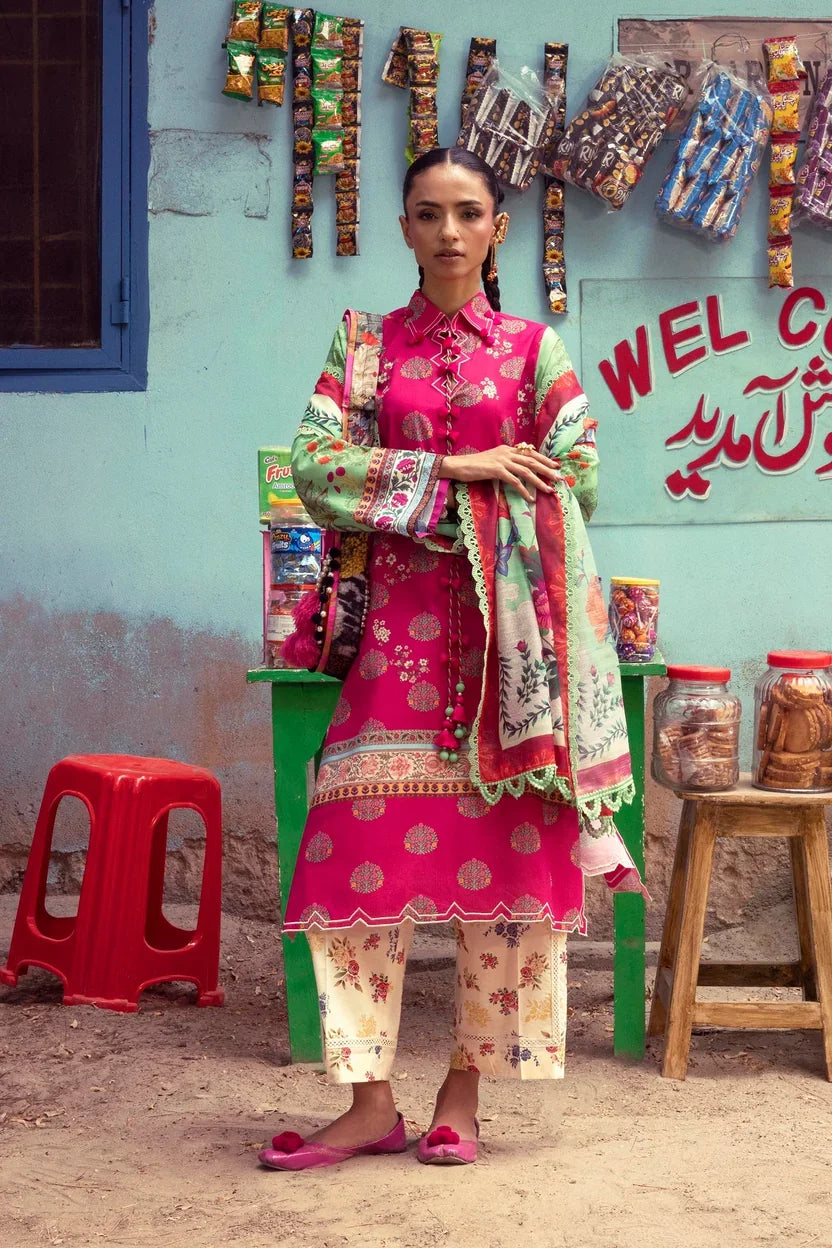 Sana Safinaz Mahay Summer Vol V '26 - Unstitched Printed 3 Piece Lawn Suit - H265-008A-3AG