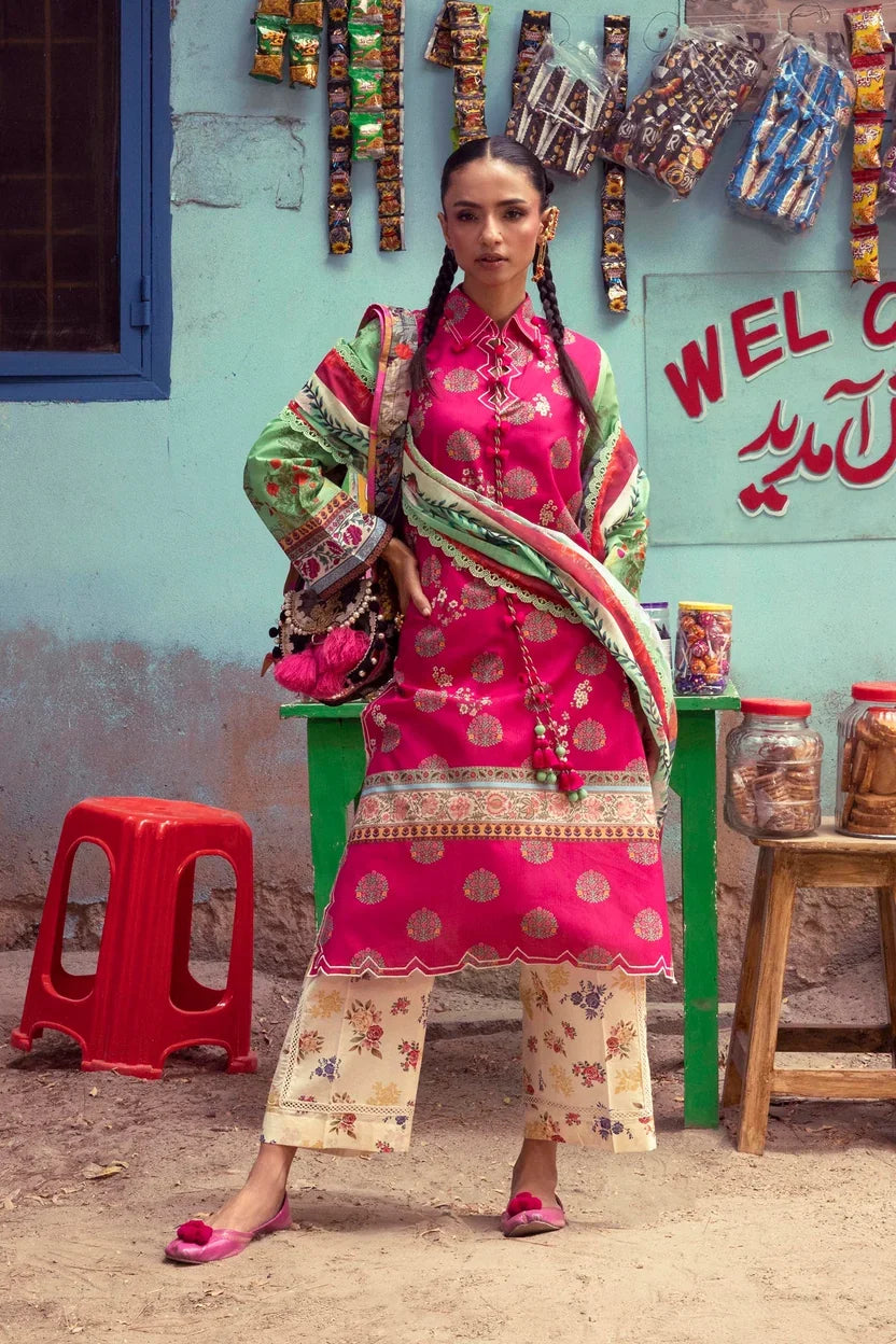 Sana Safinaz Mahay Summer Vol V '26 - Unstitched Printed 3 Piece Lawn Suit - H265-008A-3AG