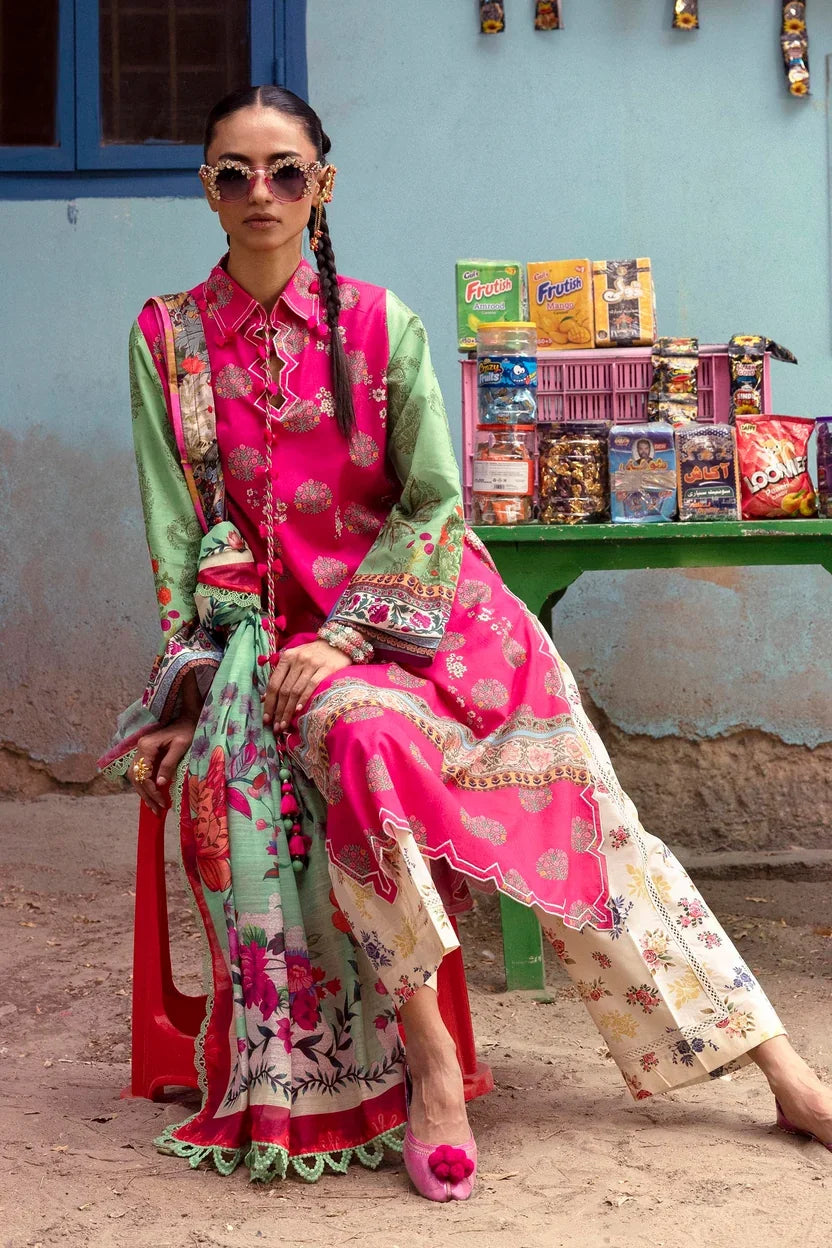 Sana Safinaz Mahay Summer Vol V '26 - Unstitched Printed 3 Piece Lawn Suit - H265-008A-3AG