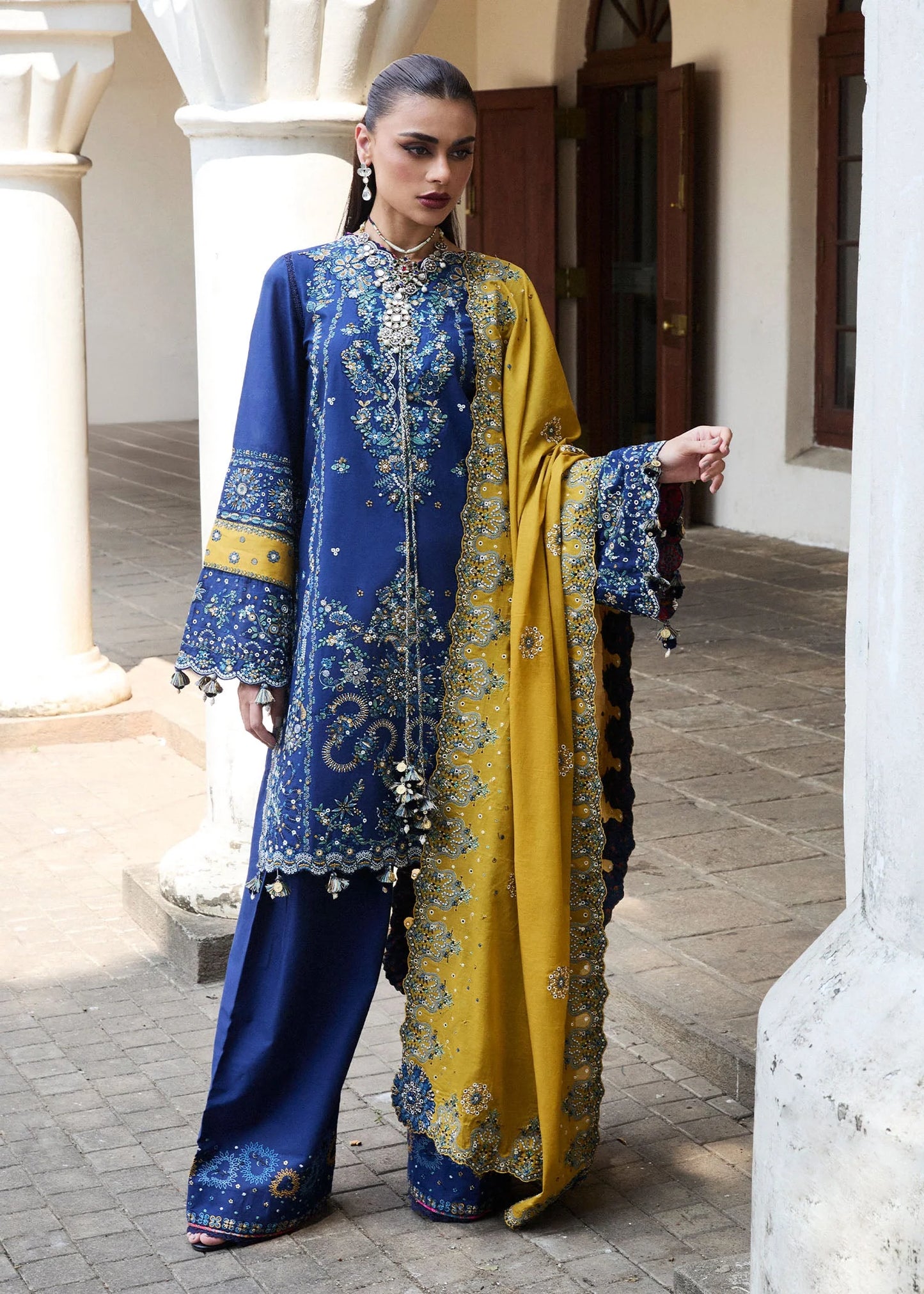 Hussain Rehar Luxury Lawn '25 - Riviera