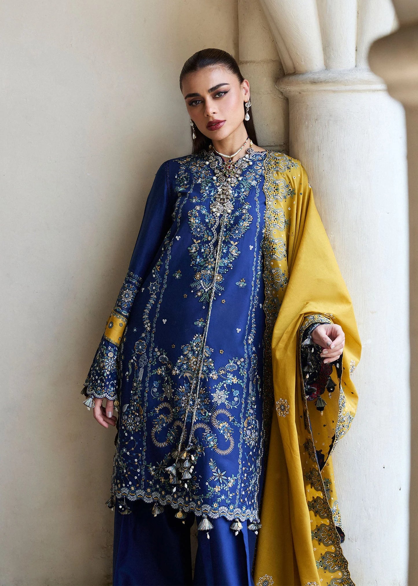 Hussain Rehar Luxury Lawn '25 - Riviera