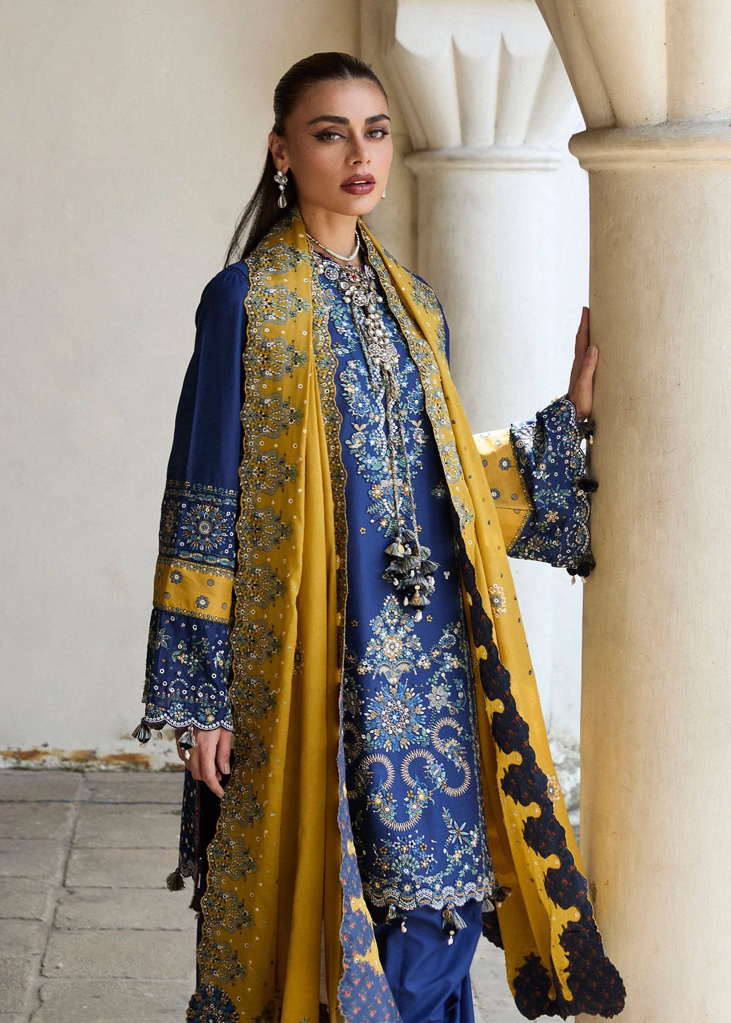 Hussain Rehar Luxury Lawn '25 - Riviera