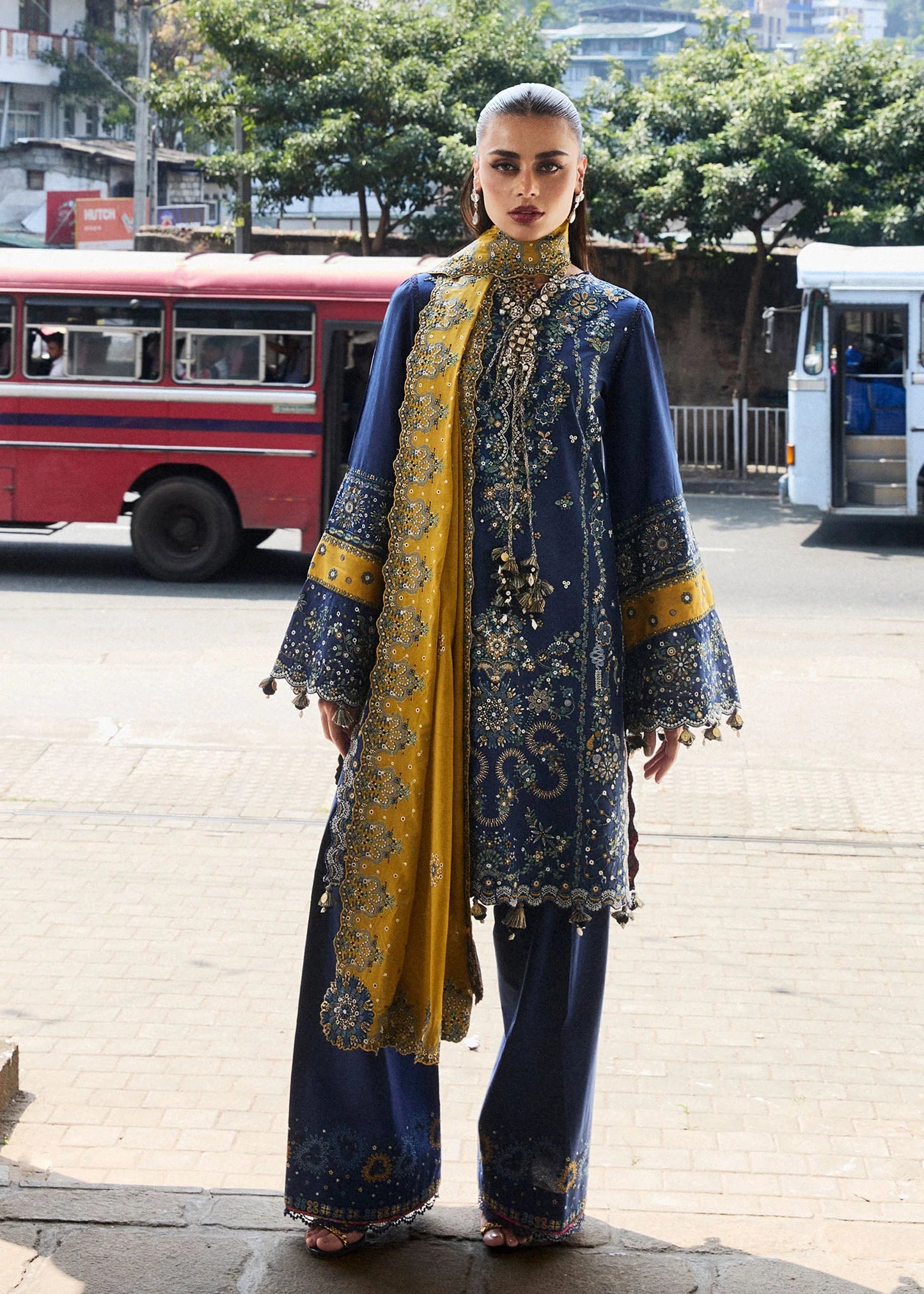 Hussain Rehar Luxury Lawn '25 - Riviera