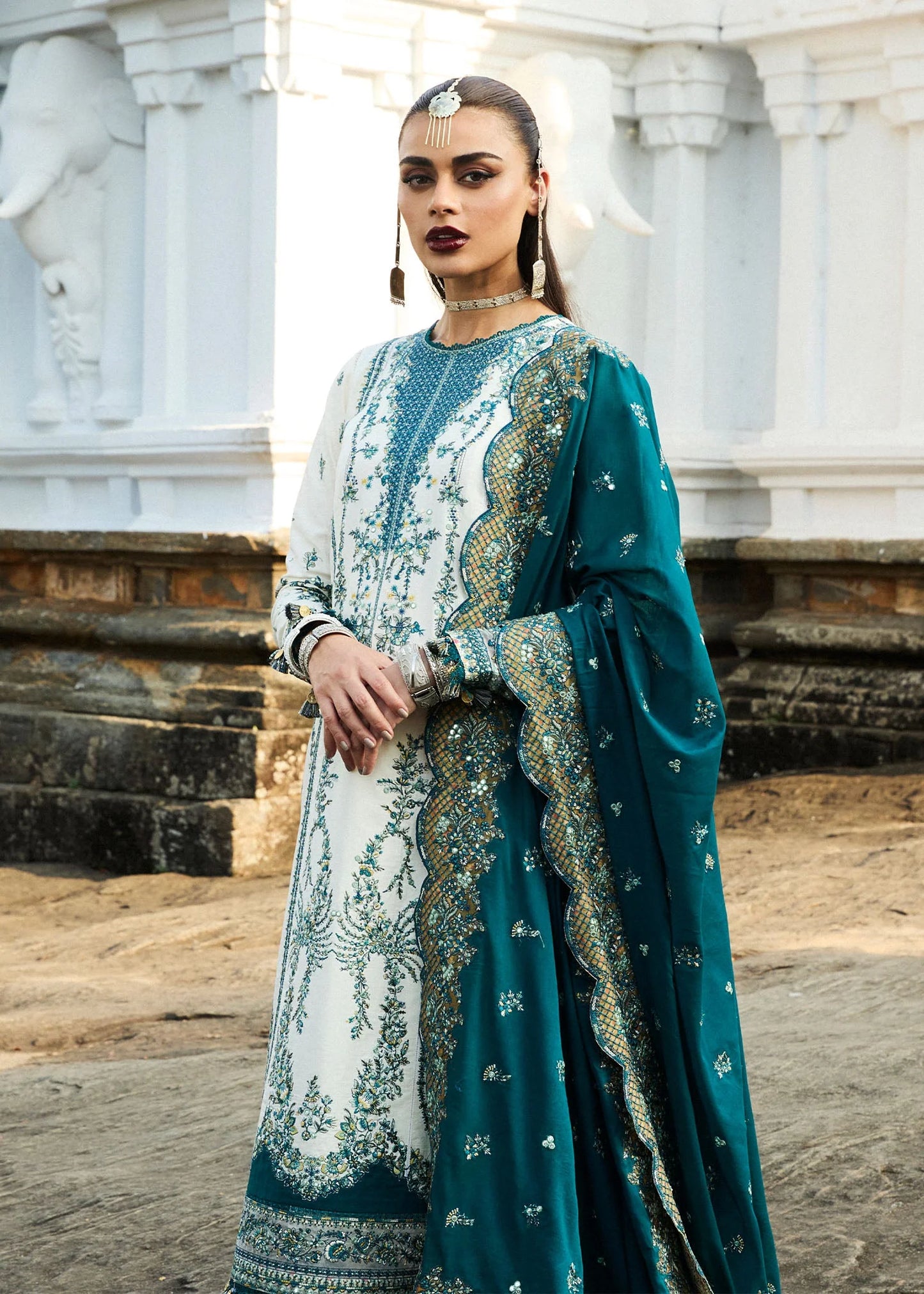 Hussain Rehar Luxury Lawn '25 - Veil