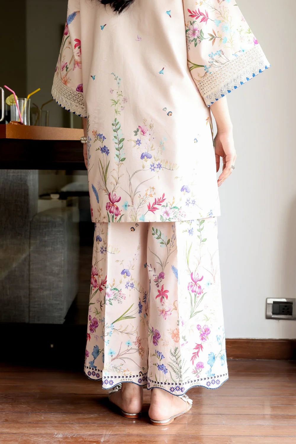 Zaib Staycation '25 - BLUSH PINK LILY LUXURY PRINTED & EMBROIDERED 2PCS SET (NPA2-25312)