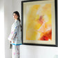 Zaib Staycation '25 - ICE BLUE LILY SET LUXURY PRINTED & EMBROIDERED (NPA2-25313)