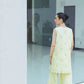 Zaib Staycation '25 - LIME YELLOW LUXURY EMBROIDERED 2PCS SET (NPA2-25304)