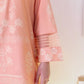Zaib Staycation '25 - PEACHY PINK LUXURY EMBROIDERED 2PCS SET (NPA2-25306)
