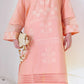 Zaib Staycation '25 - PEACHY PINK LUXURY EMBROIDERED 2PCS SET (NPA2-25306)