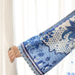 Zaib Staycation '25 - OFF-WHITE & BLUE LUXURY PRINTED 2PCS SET (NPA2-25308)