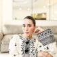 Zaib Staycation '25 - Off-White & Black Luxury Embroidered Farshi Set (NPA2-25302)